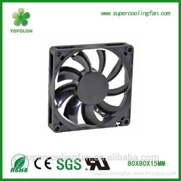 YOFOLON 80x80x15mm Factory supply 12V 24V DC Axial Cooling fan